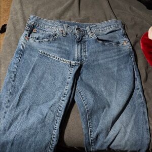 Levi's Brown Patch Blue Jeans